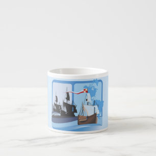 Columbus Sailing the Ocean Blue - Espresso Kop