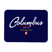 Columbus-script Magneet (Horizontaal)
