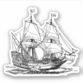 Columbus Ship Sticker (Voorkant)