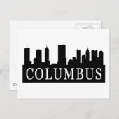 Columbus Skyline Briefkaart (Voorkant / Achterkant)