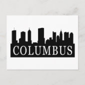 Columbus Skyline Briefkaart (Voorkant)
