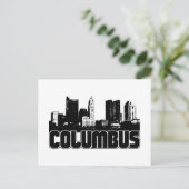 Columbus Skyline Briefkaart (Staand voorkant)