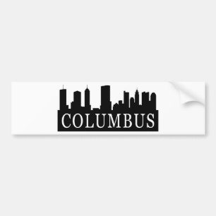 Columbus Skyline Bumpersticker