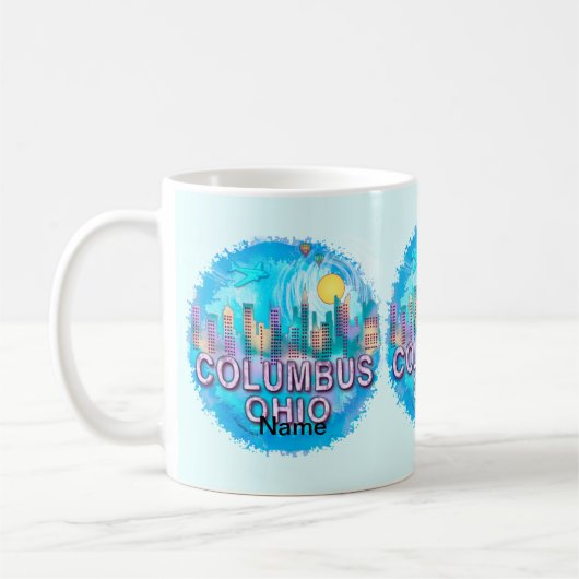 Columbus Skyline Koffiemok (Links)