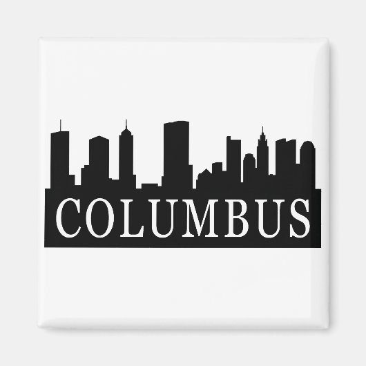 Columbus Skyline Magneet (Voorkant)
