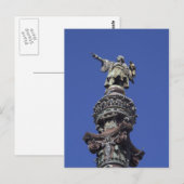Columbus standbeeld, Barcelona Briefkaart (Voorkant / Achterkant)