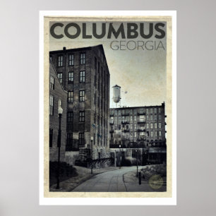  Columbus Travel Poster