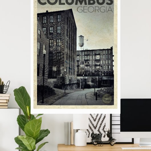  Columbus Travel Poster (Thuiskantoor)