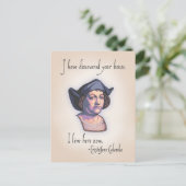 Columbus Uw Huis Briefkaart (Staand voorkant)