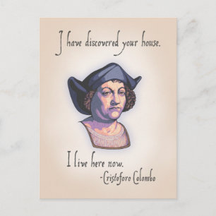Columbus Uw Huis Briefkaart