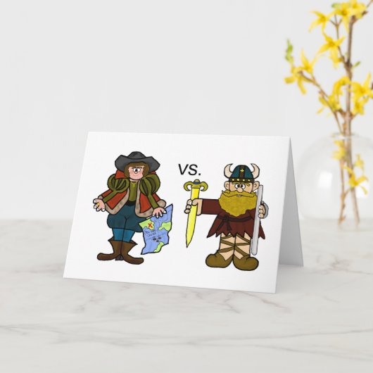 Columbus versus Wenskaart Erikson Kaart (Gele Bloem)