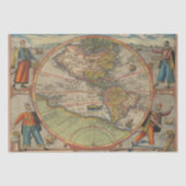 Columbus Vespucci Magellan Pizzaro Tissue Paper Tissuepapier (Voorkant)