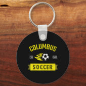 Columbus Voetbal 2 Footll Sleutelhanger (Voorkant)