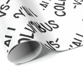 Columbus VS All Yall, provincie Ohio Cadeaupapier (Rol Hoek)