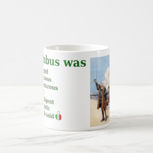 Columbus was Italiaanse mok (Center)