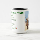 Columbus was ITALIAN Mok (Midden)