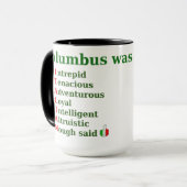 Columbus was ITALIAN Mok (Voorkant links)