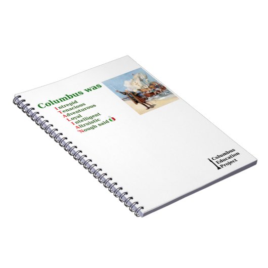 Columbus was ITALIAN Notitieboek (Rechterzijde)