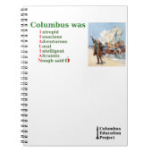 Columbus was ITALIAN Notitieboek (Voorkant)