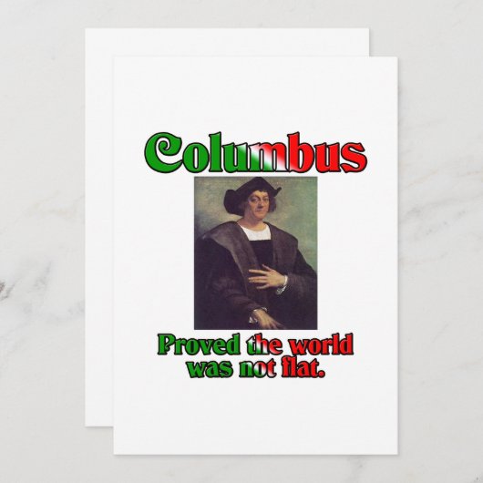 Columbusdag (Voorkant / Achterkant)