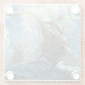 Columbusdag Glazen Onderzetter (Achterkant)