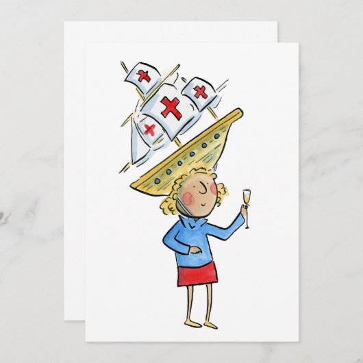 Columbusdag Kaart (Voorkant / Achterkant)