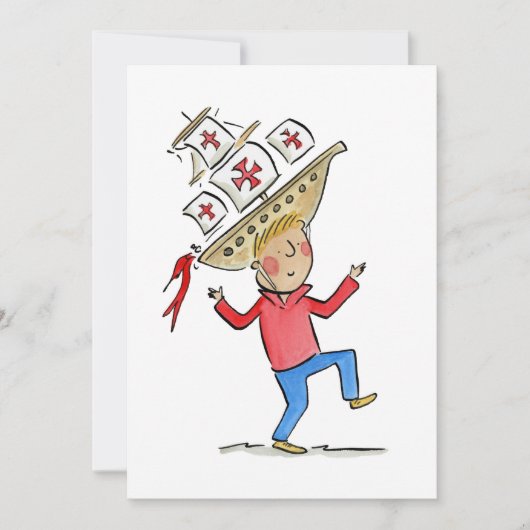 Columbusdag Kaart (Voorkant)