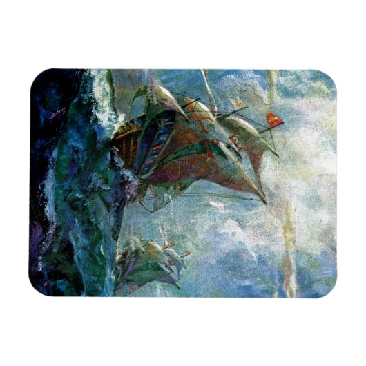 Columbusdag Magneet (Horizontaal)