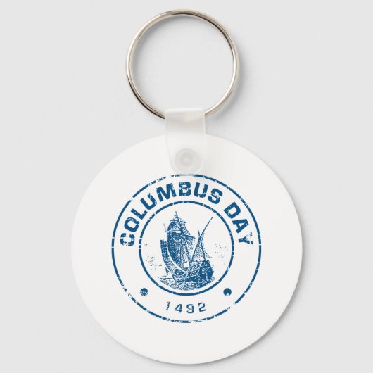 Columbusdag Sleutelhanger (Voorkant)