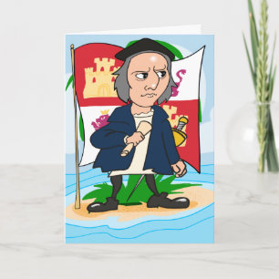 Columbusdagkaart Kaart