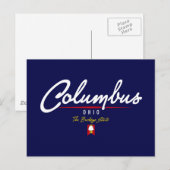 Columbusscript Briefkaart (Voorkant / Achterkant)