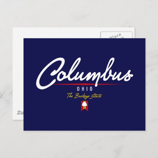 Columbusscript Briefkaart (Voorkant / Achterkant)