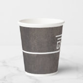 Column Brown Papieren Bekers (Voorkant)