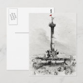 Column, Place de la Bastill, Paris Briefkaart (Voorkant / Achterkant)
