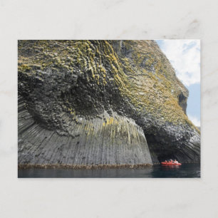 Columnar basalt formation, Akun Island, Alaska Briefkaart