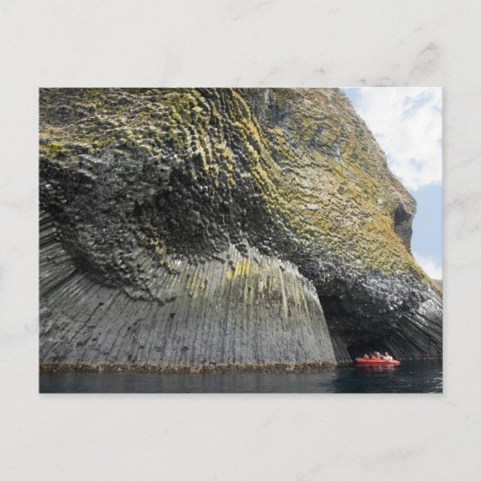 Columnar basalt formation, Akun Island, Alaska Briefkaart (Voorkant)