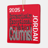 Columnist Buitengewoon CUSTOM Keramisch Ornament (Links)