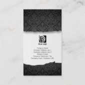 Columnist Geknipt Papier Damask Publishing Visitekaartje (Achterkant)