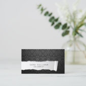 Columnist Geknipt Papier Damask Publishing Visitekaartje (Staand voorkant)