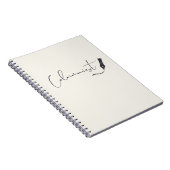 Columnist Script Notebook – Minimalist Writing Pen Notitieboek (Rechterzijde)