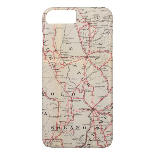 Colusa, Yolo, Napa, Butte, Yuba, Sutter, Solano Case-Mate iPhone Case (Achterkant)