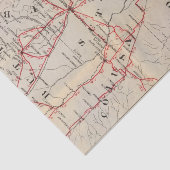 Colusa, Yolo, Napa, Butte, Yuba, Sutter, Solano Tissuepapier (Detail)