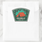 Colville National Forest Camping Rechthoekige Sticker (Tas)