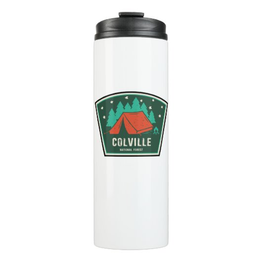 Colville National Forest Camping Thermosbeker (Voorkant)