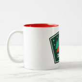 Colville National Forest Camping Tweekleurige Koffiemok (Links)