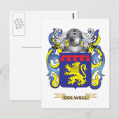 Colwell Coat of Arms Briefkaart (Voorkant / Achterkant)