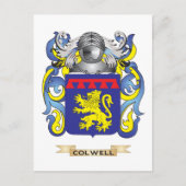 Colwell Coat of Arms Briefkaart (Voorkant)