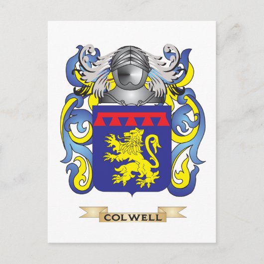 Colwell Coat of Arms Briefkaart (Voorkant)