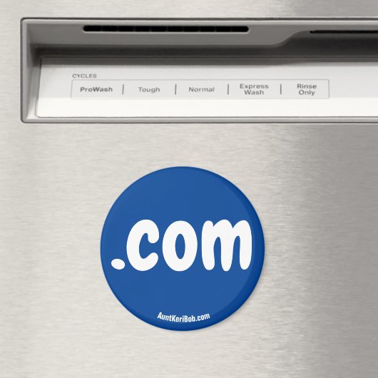 .com Red Refrigerator Magnet (Insitu (Vaatwasser))