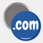 .com Red Refrigerator Magnet (Voorkant / Achterkant)